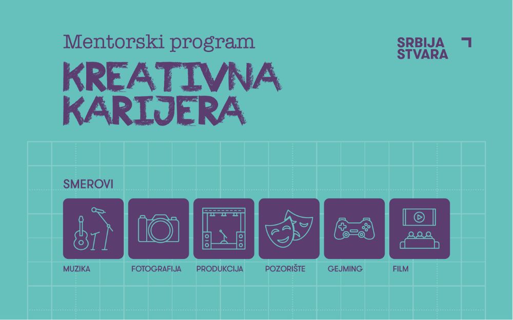 Mentorski program “Kreativna karijera” – prijave su u toku!